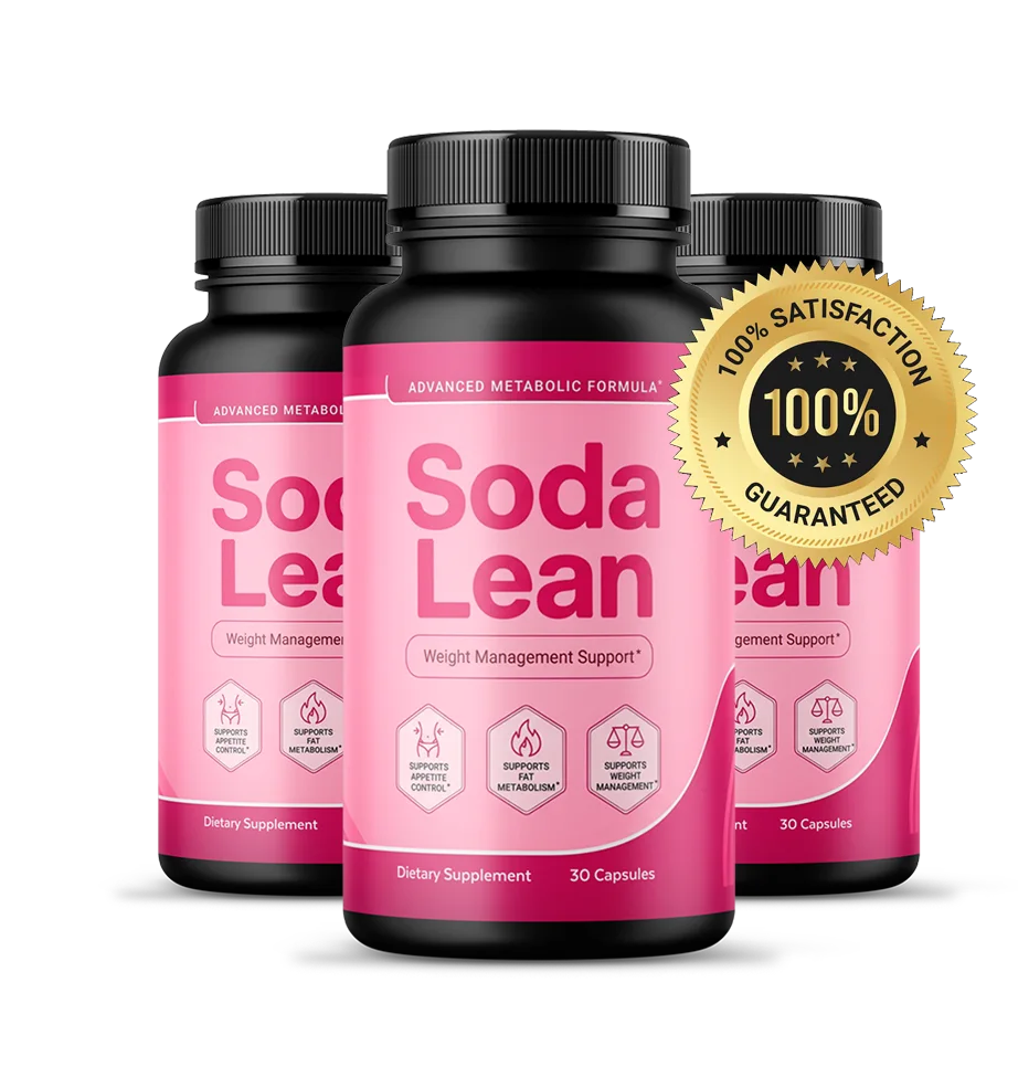 SodaLean 60-day money-back guarantee with satisfaction seal